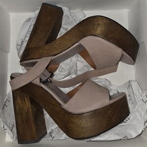 Lulus Chunky Heels 8 1/2